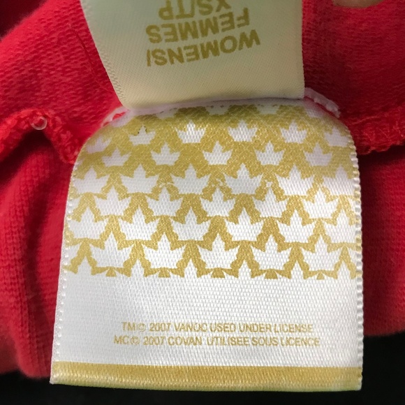 Y2K HBC 2007 Olympics Athletic Shorts XS Red Gold White - Picture 9 of 9